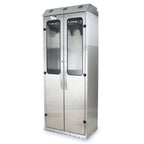 SureDry Stainless Steel Wall Mounted Scope Cabinet, 24" Wide by 48" High, for Storing 4 Bronchoscopes or similar, Temper