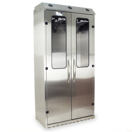 SureDry High Volume 16 Scope Drying Cabinet, Stainless, Key Lock, SCSS8044DRDP