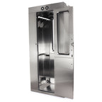 Scope Cabinet, Side Mounted - Steel with Clear Plexiglass Door, Key-Locking. Mounts to Left Side of Cart. (Holds Two sc