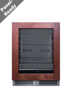 Shallow 18" deep 24" wide undercounter beverage center