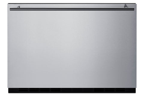 24" wide single drawer bulit-in all-refrigerator for indoor or outdoor use with panel-ready front