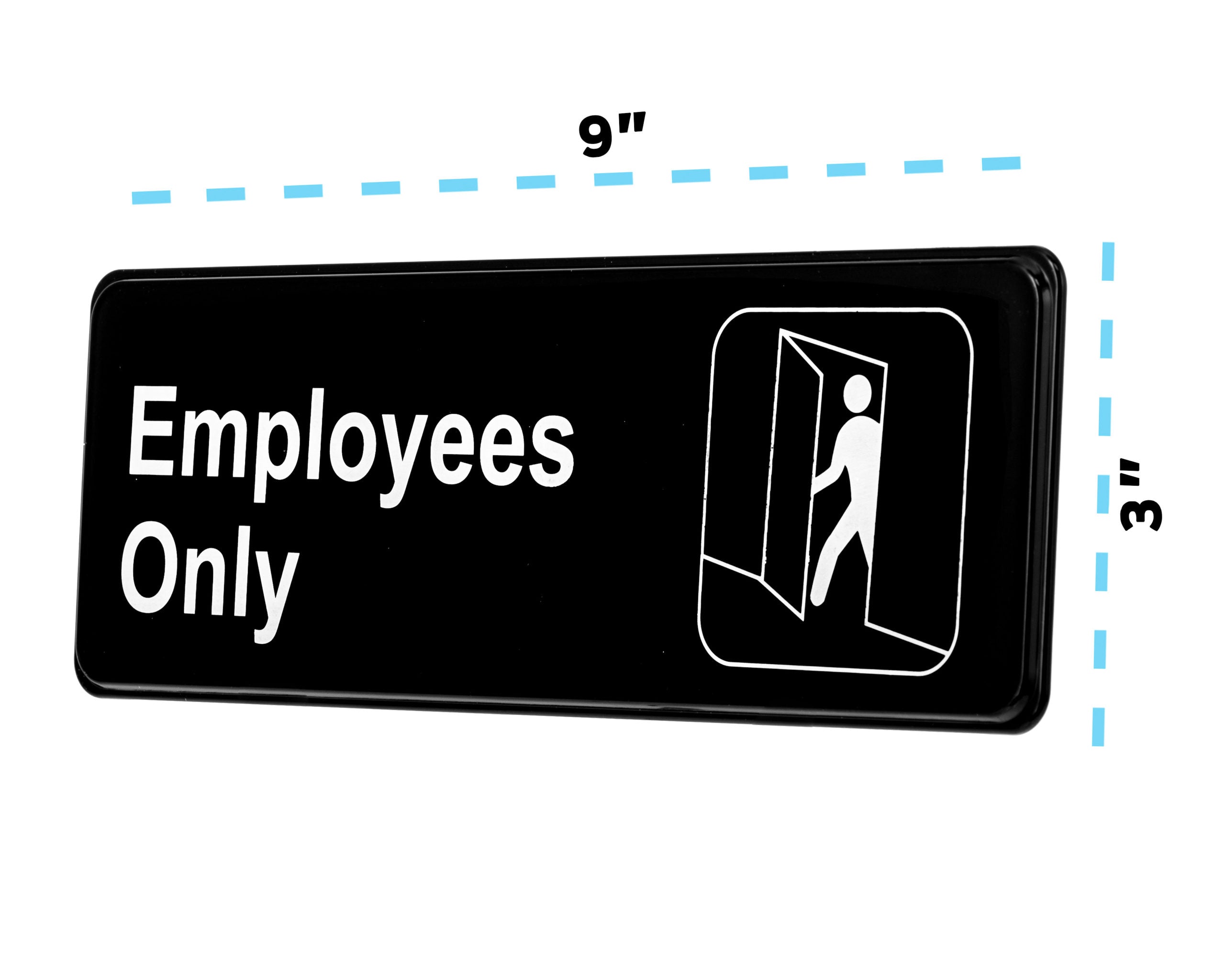 ALPINE INDUSTRIES EMPLOYEES ONLY, PACK OF 3, 9?X3?