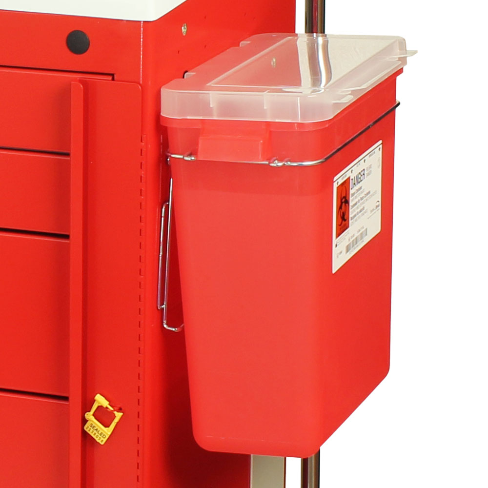 Harloff Sharps Container and Aluminum Bracket, 3 Gallon Replaces 684802 Field installed – SHARPSDM-FI Secondary image
