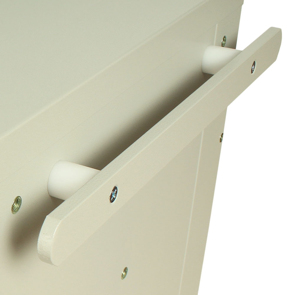 Harloff Side Rail, Aluminum, 12", Fits Carts with Side Ergo Handles Field installed – SIDERAIL12-FI Secondary image