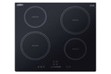 24" 230V 4-burner induction cooktop in black