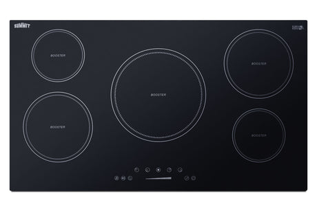 36" 230v 5-burner Induction Cooktop