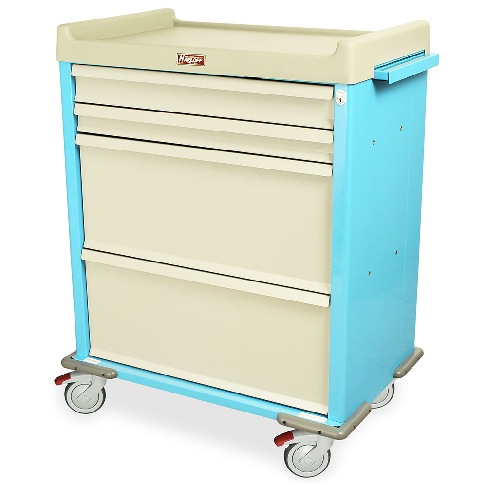 Harloff Dispill® Med Cart, 144 Card Capacity, Key Lock, SL100DSPN