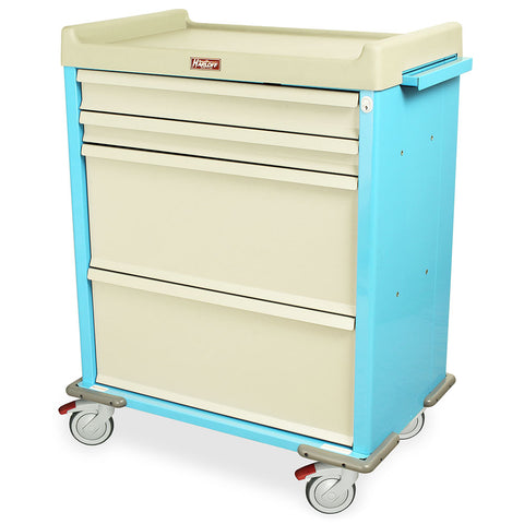 Harloff Dispill® Med Cart, 144 Card Capacity, Key Lock, SL100DSPN