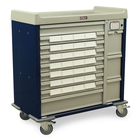 Harloff Bin Transfer Cart for 5" Wide Bins. Holds 72 - 5" Wide Bins (Bin Kit Available for 3.5" Wide Bins)