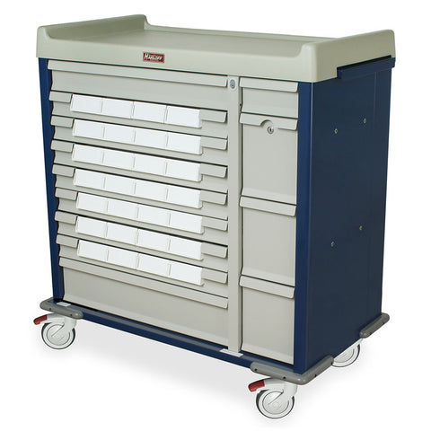 Harloff Package for Bin Transfer Cart with 72 - 5" Bin, 80 Dividers and 100 Labels.