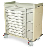 Harloff Standard Line Med-Bin Cart with ELECTRONIC Lock with Proximity Badge Reader – SL36BIN5-ELP