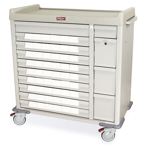 Harloff Standard Line Med-Bin Cart with Basic Electronic Pushbutton Lock with Key Lock – SL54BIN3E