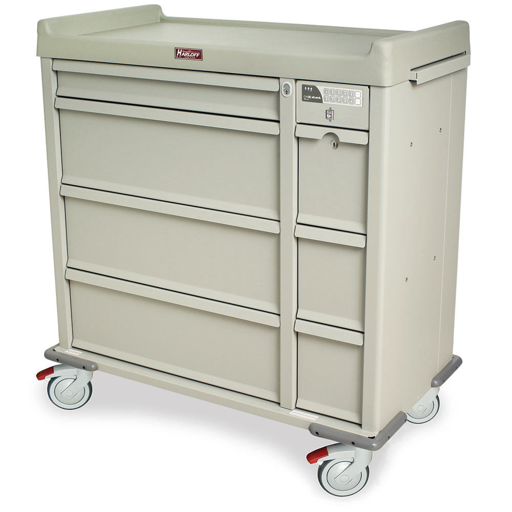 Harloff Standard Punch Card Cart with Proximity Electronic Lock Access with Keypad – SL600PC-ELP