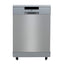 24" wide ENERGY STAR certified ADA height dishwasher in stainless steel with top-mount controls