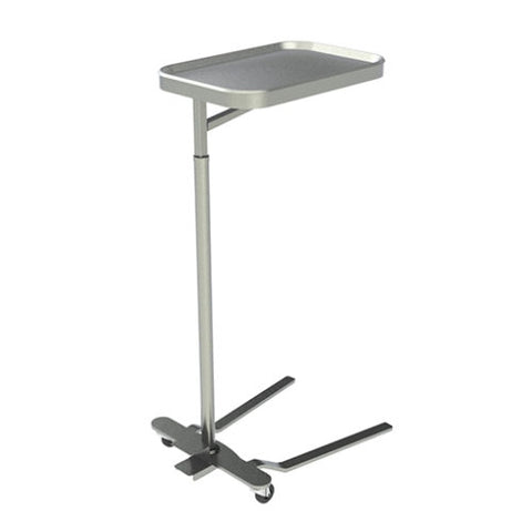 UMF Medical Mayo Instrument Stand w/ 13 X 19 Stainless Steel Tray
