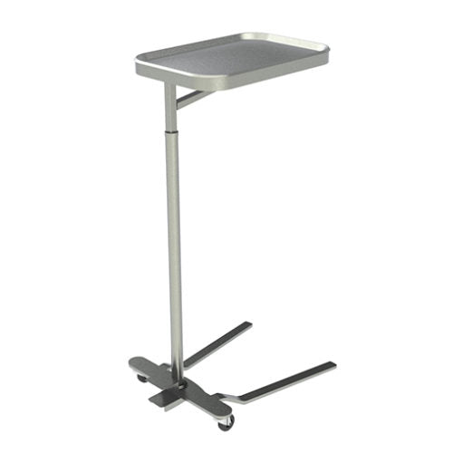 UMF Medical Mayo Instrument Stand w/ 16 X 21 Stainless Steel Tray