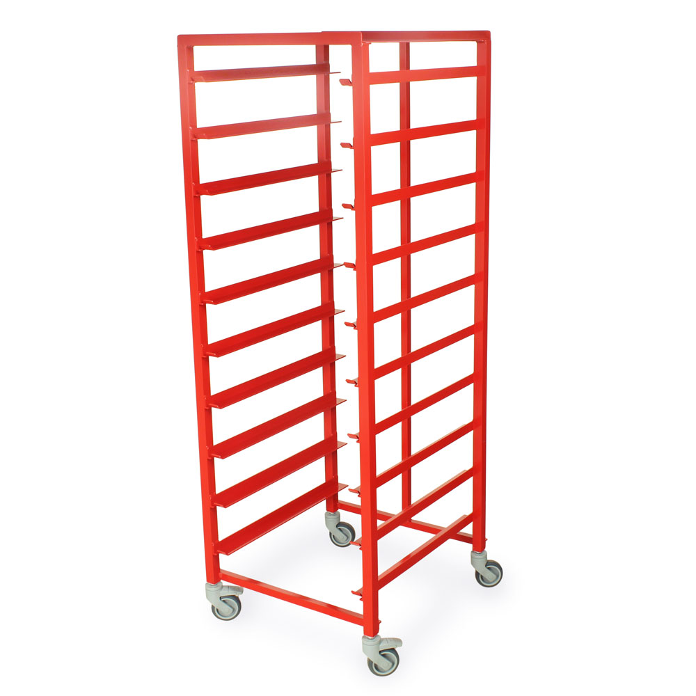 Harloff Scope Transport Cart, Dirty/Clean, All Aluminum Welded construction, Powder Coat – STC-AL10-B Secondary image