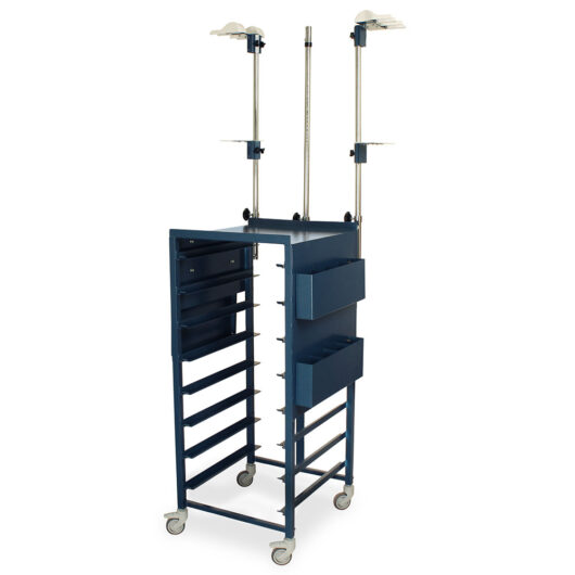 Jet Cart Scope Drying System with Eight Scope Tray Capacity, STC-AL8-JET