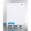 Frost-free built-in undercounter all-freezer for residential use, with factory installed icemaker, panel-ready door, and