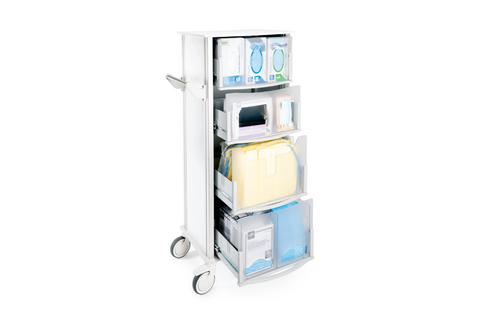 Standard Infection Prevention PPE Isolation Cart
