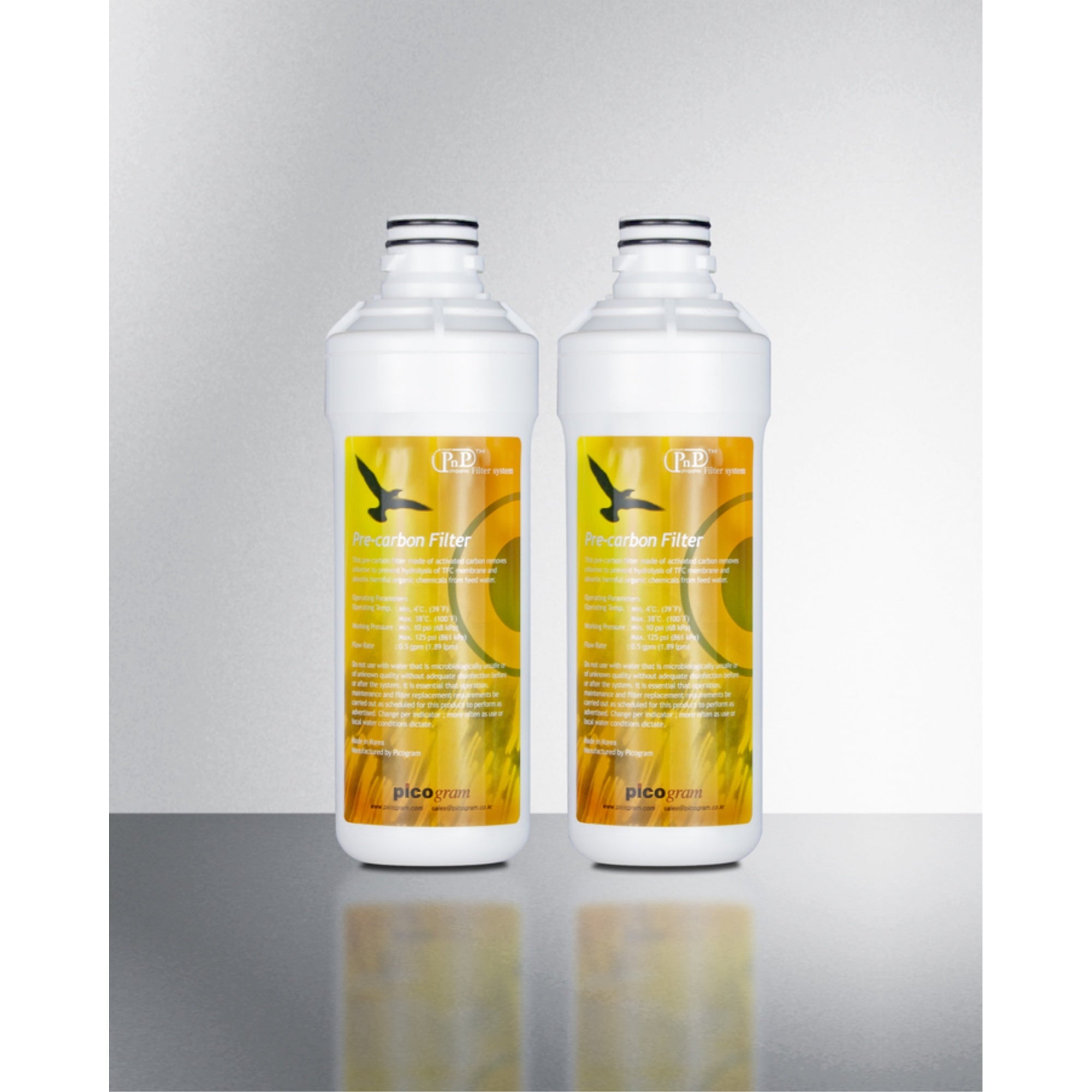 Set of 2 water purification filters for use with BIM100 icemaker Main image