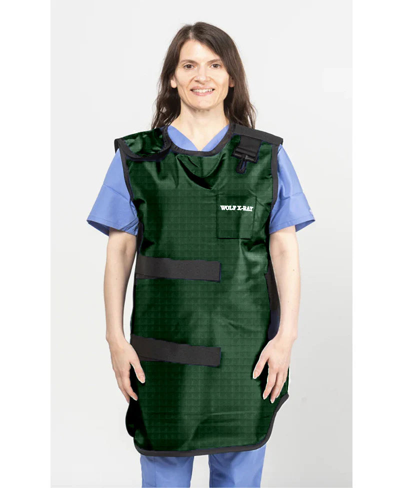 SPECIAL PROCEDURE APRON - .5 mm Regular Lead 25x42 Shimmering Green - Extra Extra Large Main image