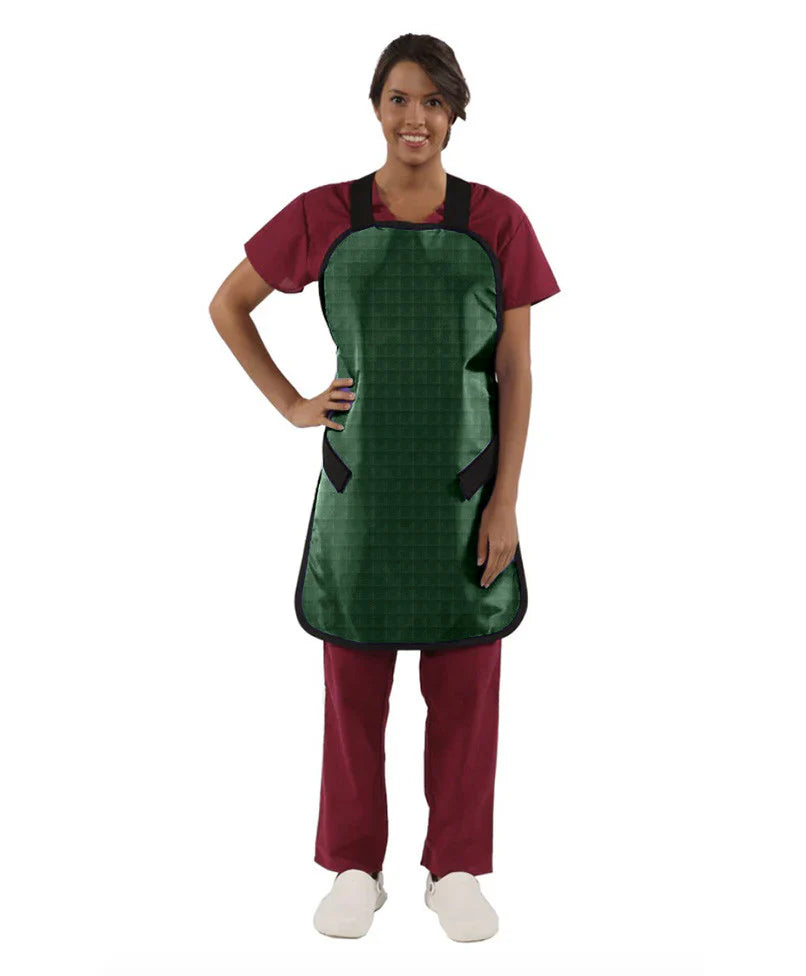 QUICK DROP APRON - .5 mm Lead Free 24X42 Shimmering Green - Large