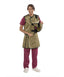 WOMEN'S APRON AND VEST : .5 mm Light Weight Lead W/THYROID COLLAR VEST: 24X25 APRON: 22.5X47-50 Shimmering Tan - Extra Large