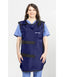 SPECIAL PROCEDURE APRON - .5 mm Light Weight Lead 21X36 Shimmering Electric Blue