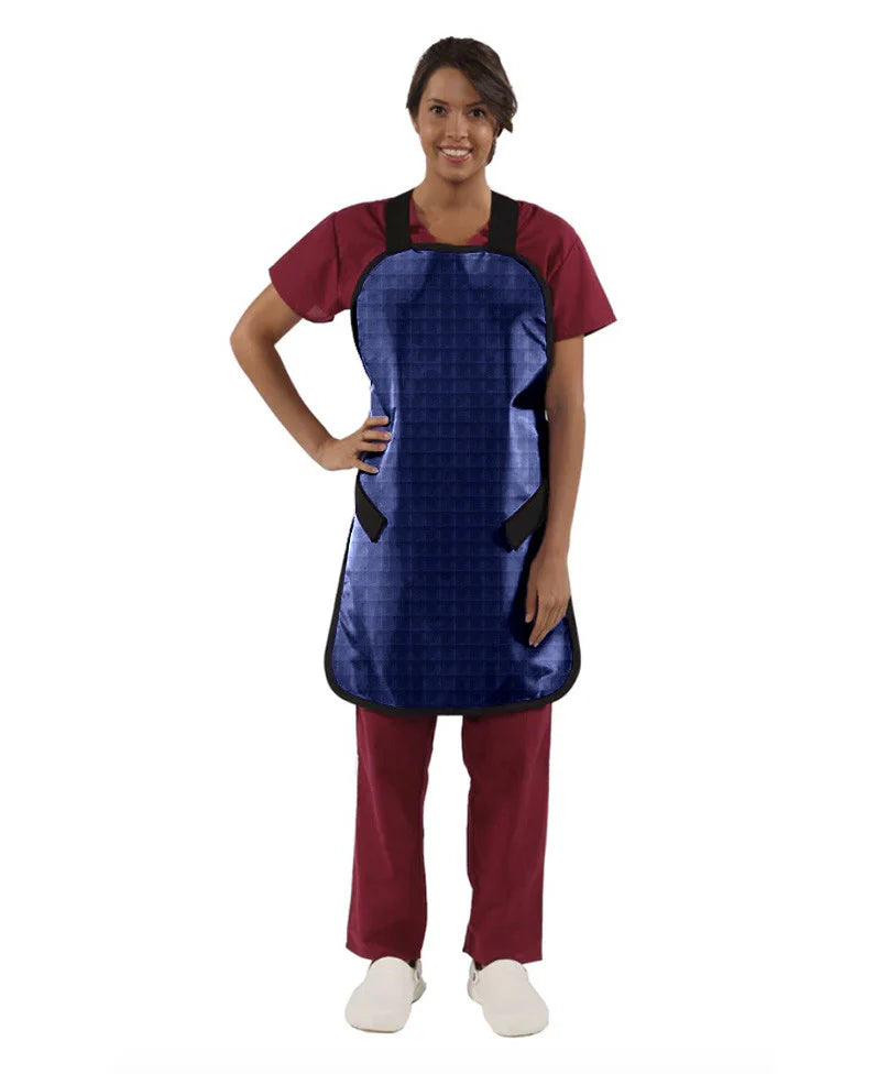 QUICK DROP APRON - .5 mm Light Weight Lead 26x42 Shimmering Electric Blue - Extra Extra Large Main image