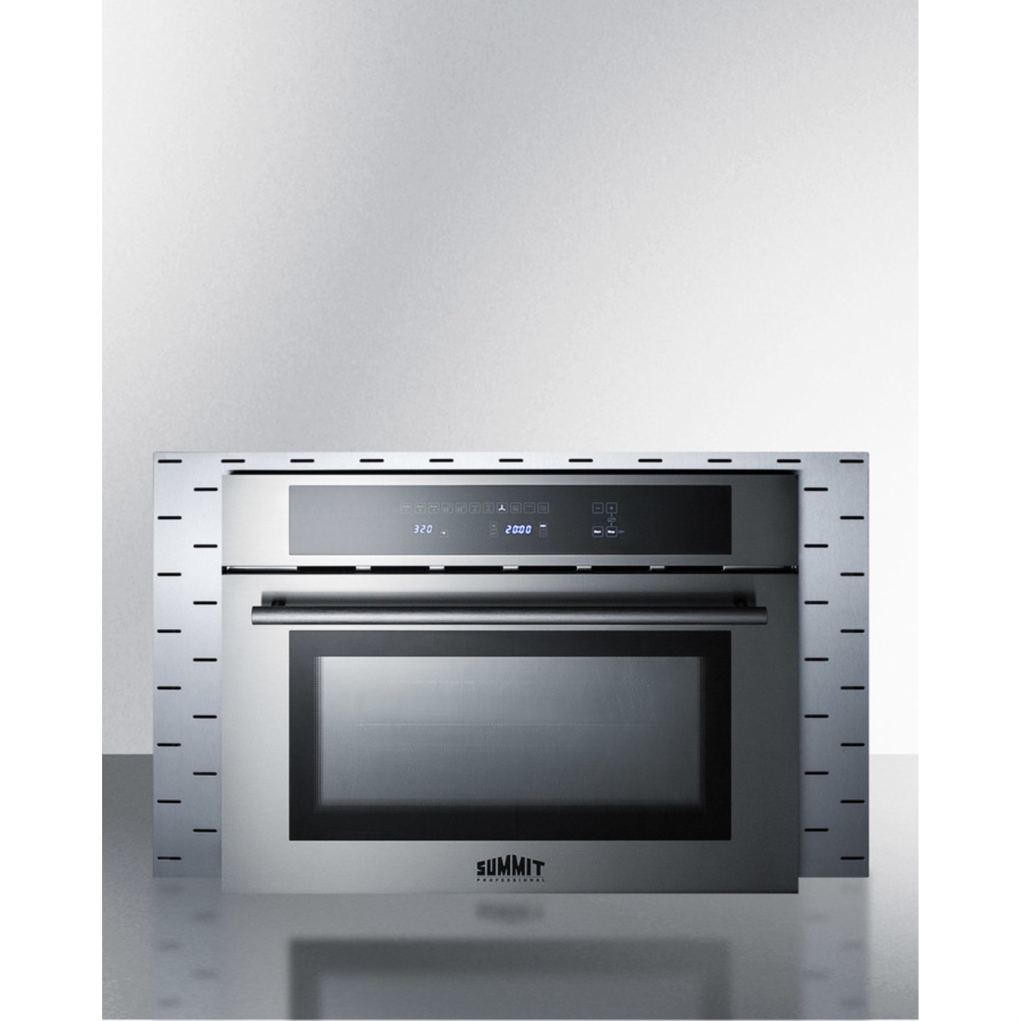 Stainless steel trim kit to extend width of CMV24 speed oven to 30" Secondary image