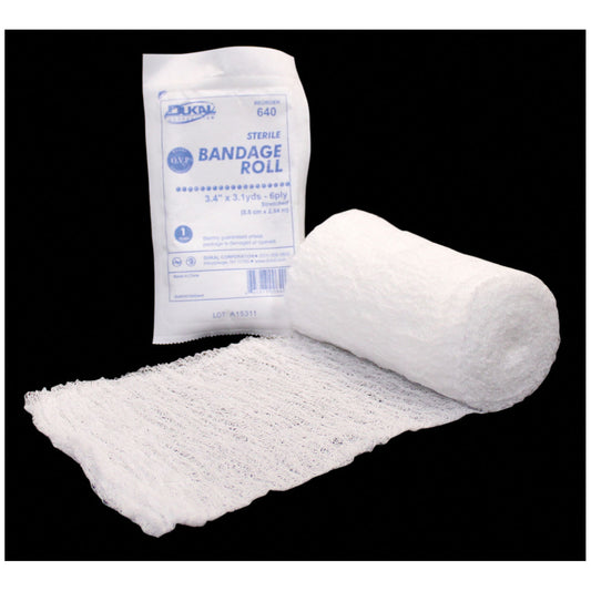 Sterile Fluff Bandage Roll 4.5" x 147" 6-Ply