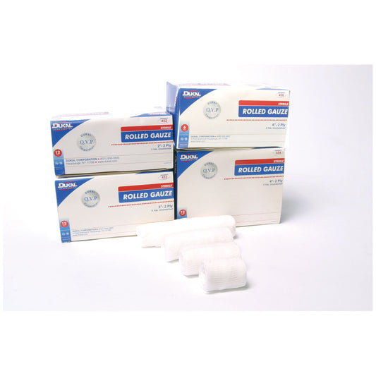 Sterile Rolled Gauze 6" x 5 yd 2-Ply
