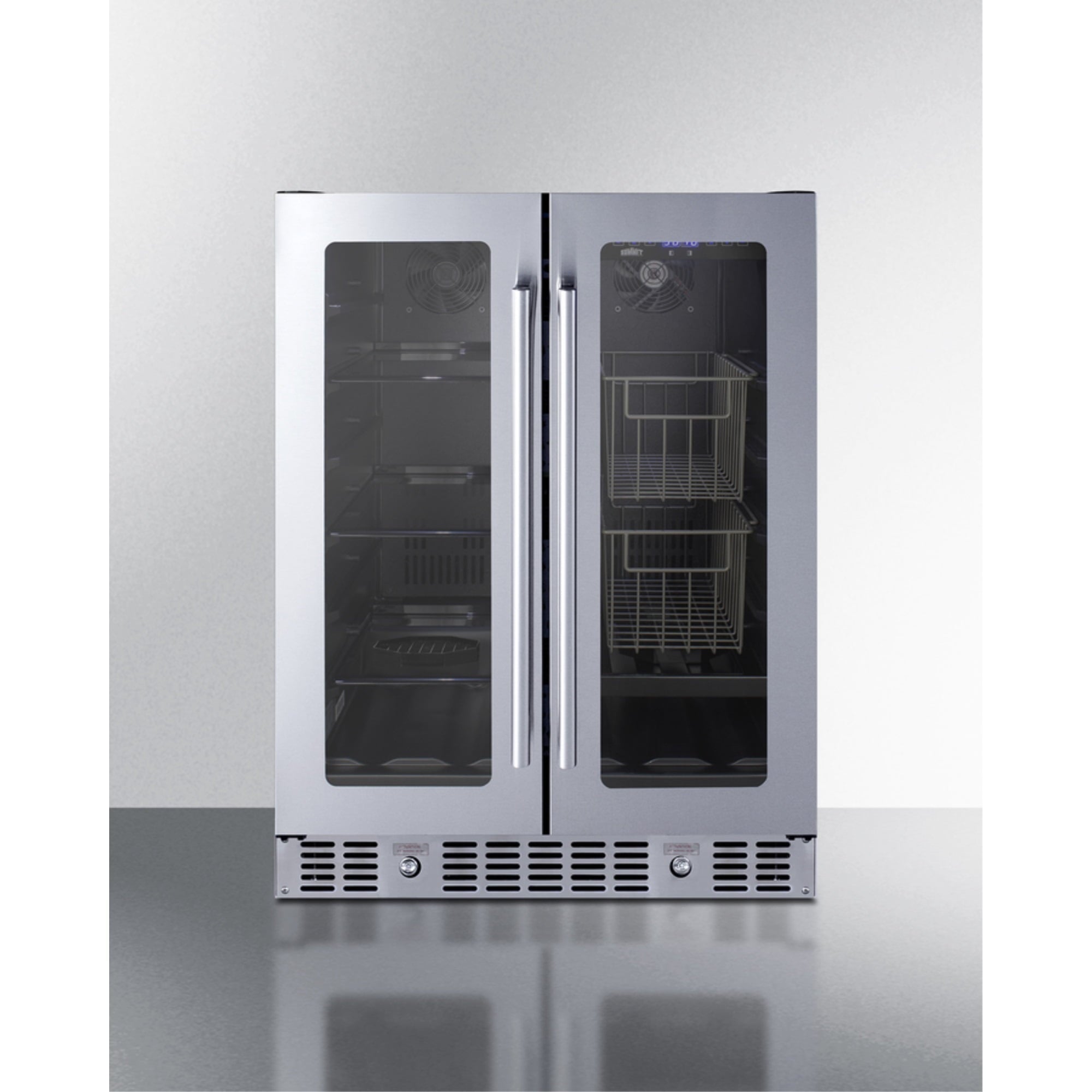French door undercounter ADA compliant pantry for fruits, vegetables and perishables Main image