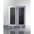 Accucold French door undercounter ADA compliant pantry for fruits, vegetables and perishables (Model ALFD24WBVCSSPANTRY)