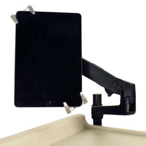 Medical Cart Tablet Bracket with Fully Articulating Ergotron ‚®  Arm, TBL-HLDR