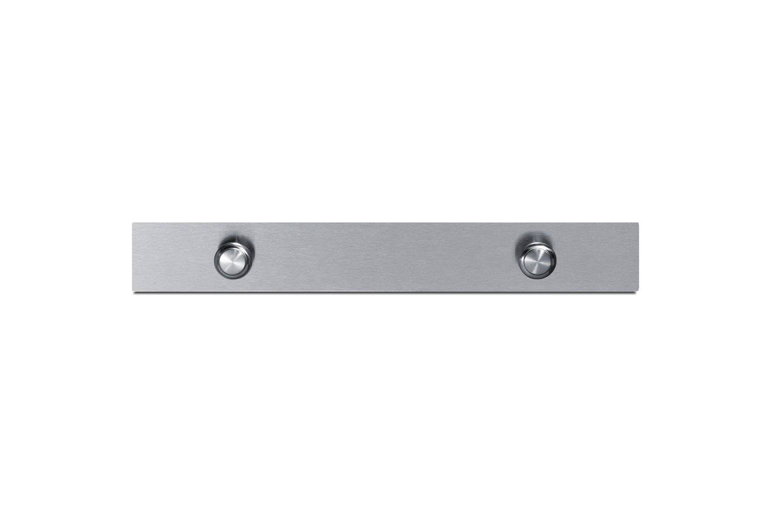 Slide-out drawer in stainless steel for installation on top of lower under counter refrigerators Main image