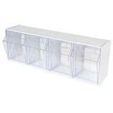Medical Tilt Bin, Rail Clip Mount