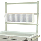 Harloff Tilt Bin, 5 Compartments, Direct Mount, Includes Mounting Hardware, Custom Drilling to Specified Location (was