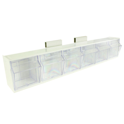 Medical Tilt Bin, Rail Clip Mount