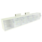 Medical Tilt Bin, Rail Clip Mount