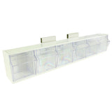 Medical Tilt Bin, Rail Clip Mount