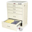 T-Series Anesthesia Carts with Removable Trays, Tall Height, Standard Width, Five Drawers, E-Lock, TPS3028EC5