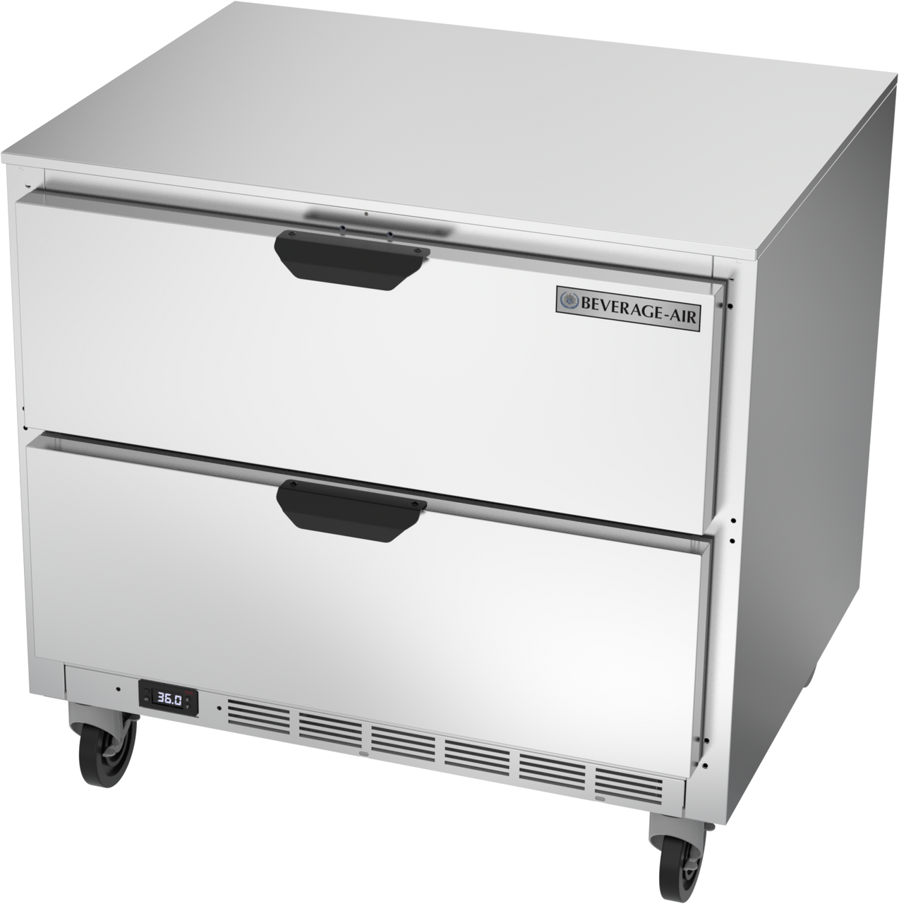 36" Wide Built-in Undercounter 2-drawer All-refrigerator Main image