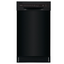 18" wide ADA compliant ENERGY STAR certified dishwasher in black with top controls