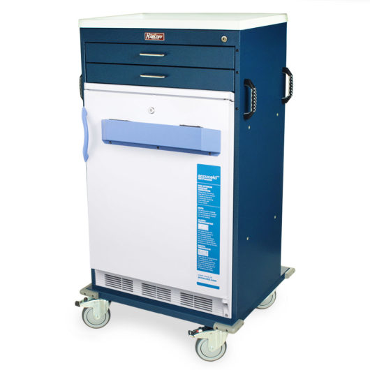 Mobile Vaccine Freezer Cart, Two Drawer, Key Lock, VF4250K-AC Main image