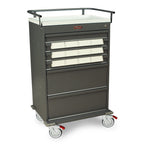 Harloff Value Line Bin Cart with Key Lock, Includes 12 each 5" Bins – VLT12BIN5-EKC