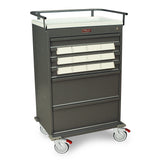 Harloff Value Line Bin Cart with Key Lock, Includes 12 each 5" Bins – VLT12BIN5-EKC