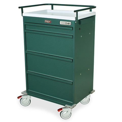 Harloff Value Punch Card Cart with Basic Electronic Pushbutton Lock with Key Lock Override – VLT360EPCSP