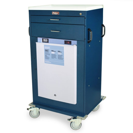 Mobile Refrigerated Vaccine Cart, Two Drawer, Key Lock, VR4302K-AC Main image